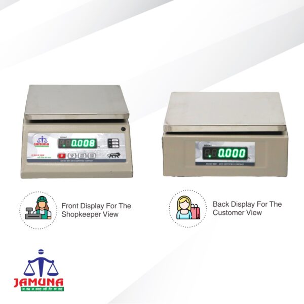 Premium 20-30Kg x 1g Digital Multi-Purpose Kitchen Balance, Parcel Weight Measuring Machine Weighing Scale (Domestic scale for Research)